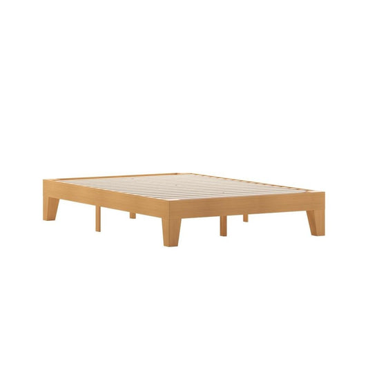 Flash Furniture Evelyn Pine Finish Full Platform Bed YKC-1090-F-NAT-GG