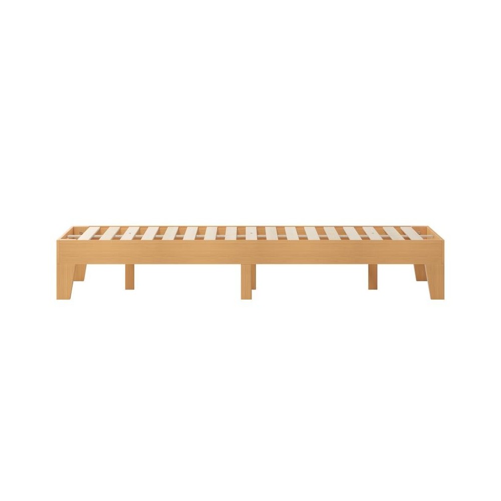 Flash Furniture Evelyn Pine Finish Queen Platform Bed YKC-1090-Q-NAT-GG
