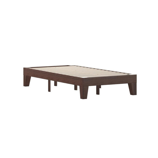 Flash Furniture Evelyn Walnut Twin Platform Bed YKC-1090-T-WAL-GG