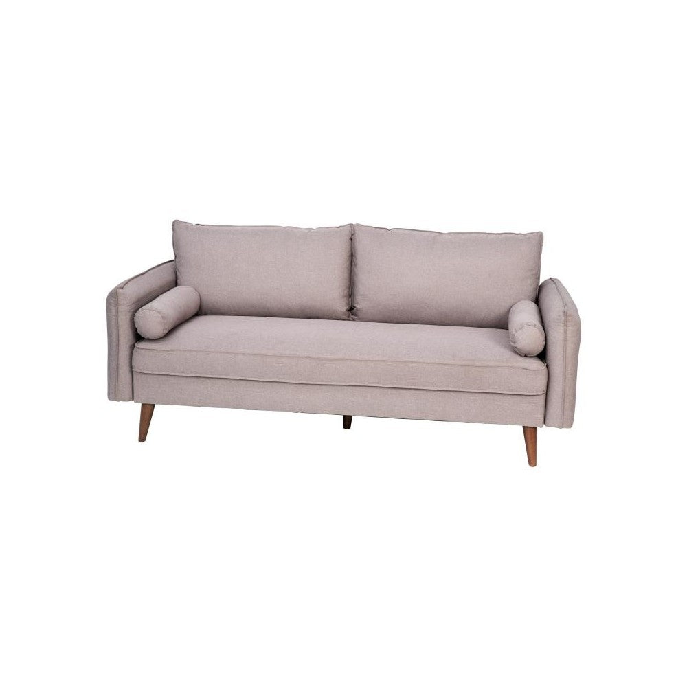 Flash Furniture Evie Taupe Upholstered Sofa IS-VS100-BR-GG
