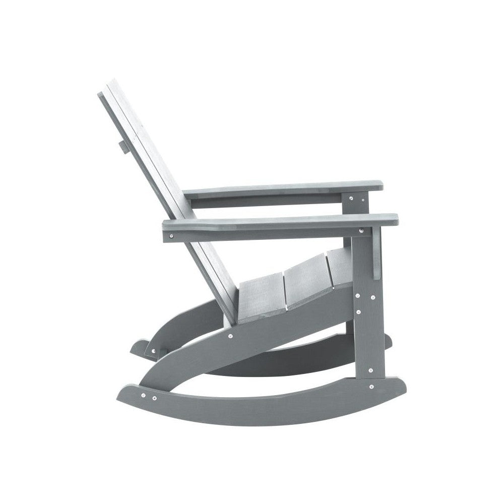Flash Furniture Finn Gray Resin Rocking Chair JJ-C14709-GY-GG