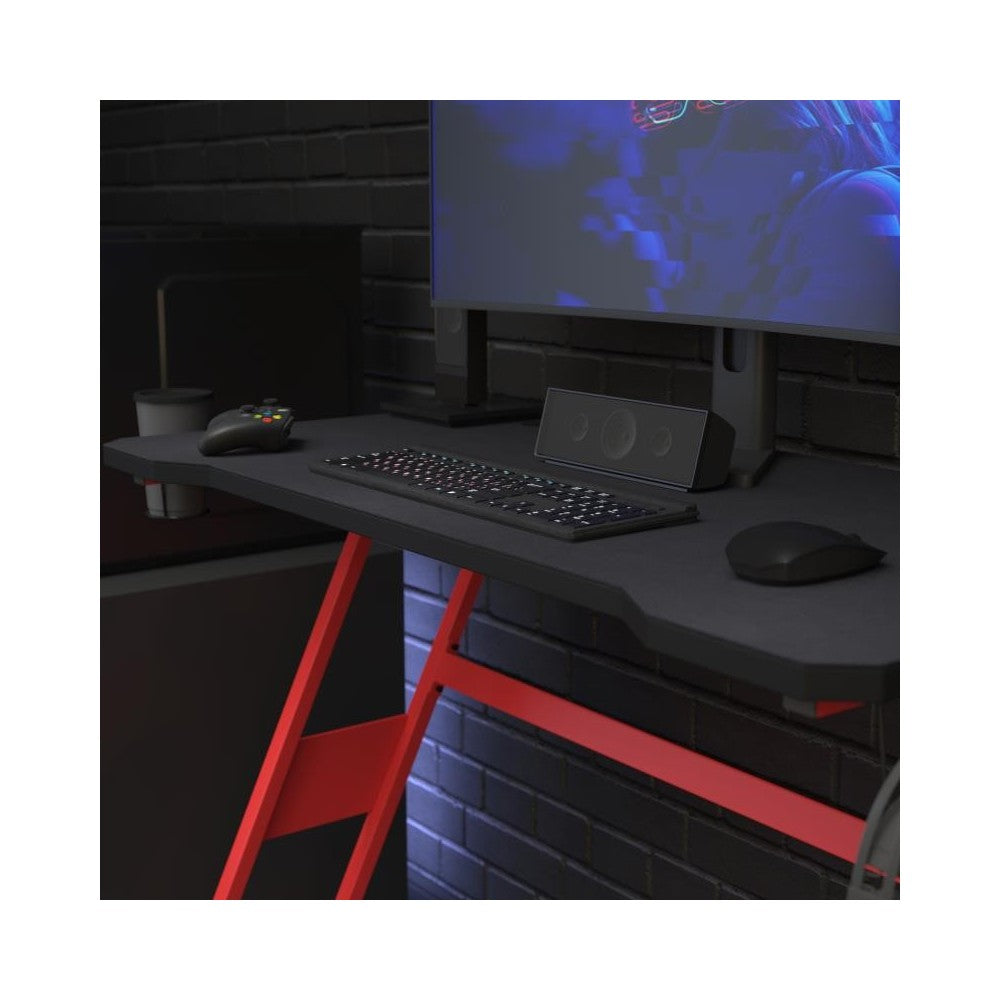 Flash Furniture Fisher Black Full Desktop Mouse Pad NAN-GM1030-BK-GG