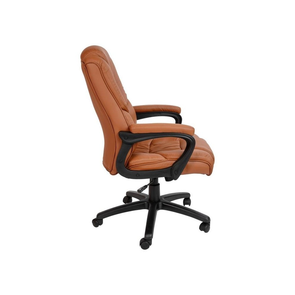 Flash Furniture Flash Fundamentals Brown Big & Tall Leather Chair CX-1179H-BR-GG