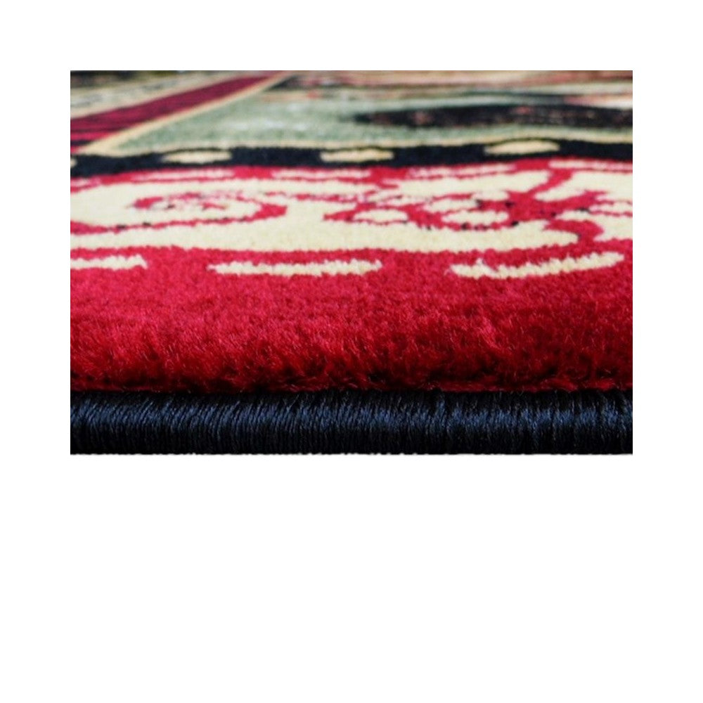 Flash Furniture Gallus Collection Red 4x5 Rooster Area Rug ACD-RG9PCK-45-RD-GG