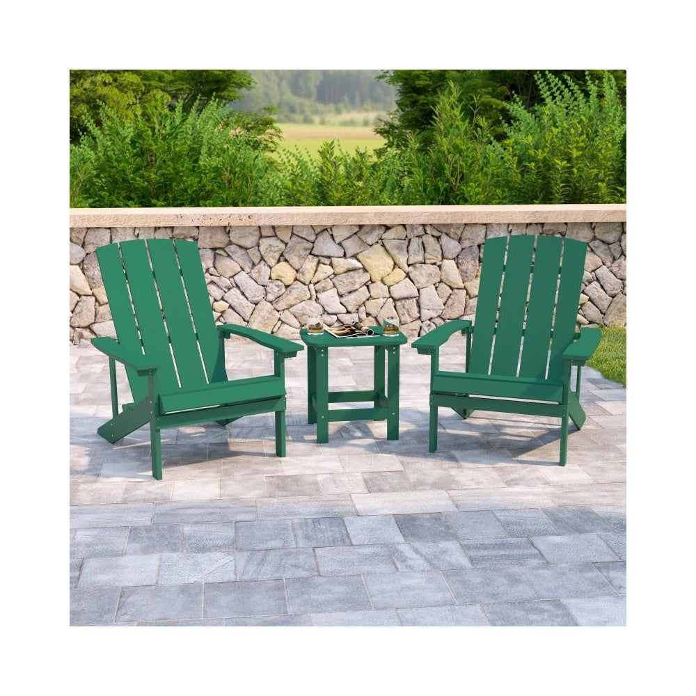 Flash Furniture Green Table and 2 Chair Set JJ-C14501-2-T14001-GRN-GG