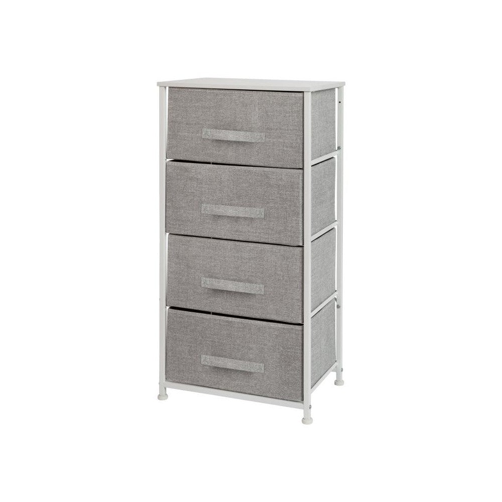 Flash Furniture Harris White/Gray Tall Organizer WX-5L203-X-WH-GR-GG