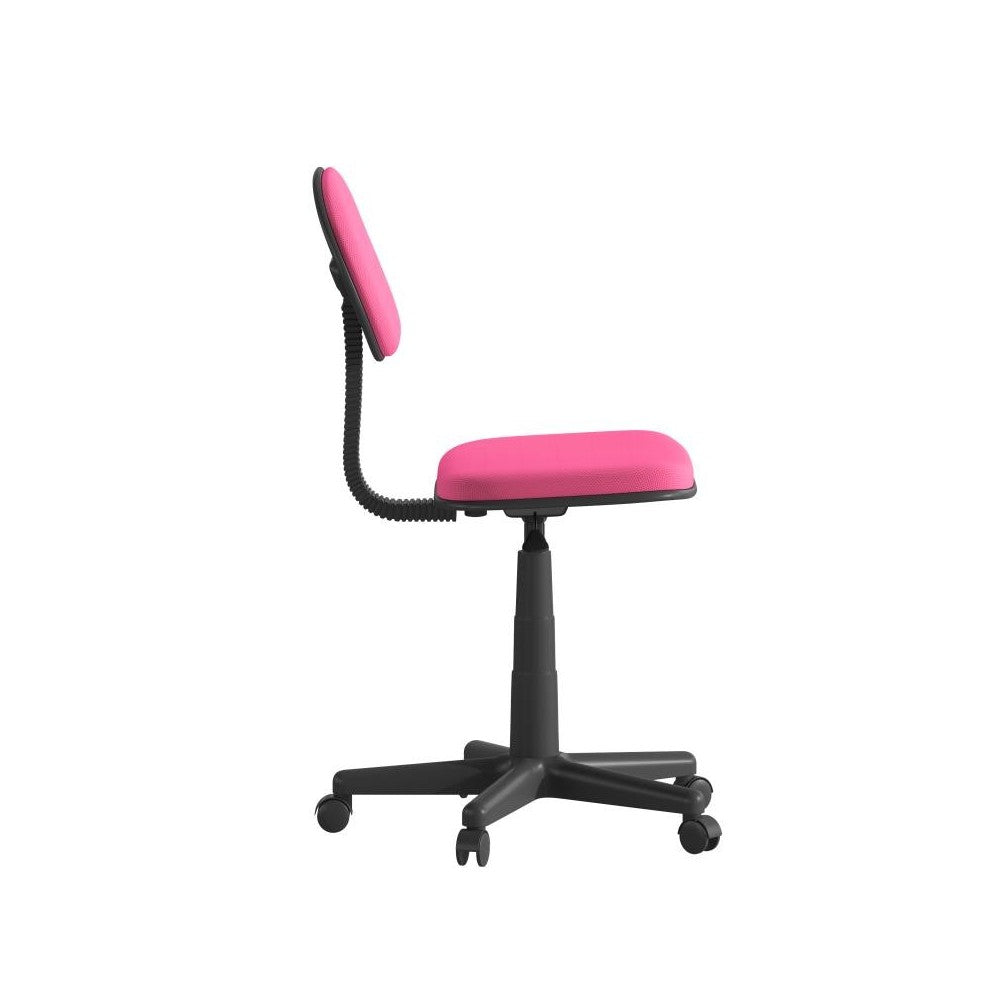 Flash Furniture Harry Dark Pink Low Back Task Chair BT-698-DKPINK-GG