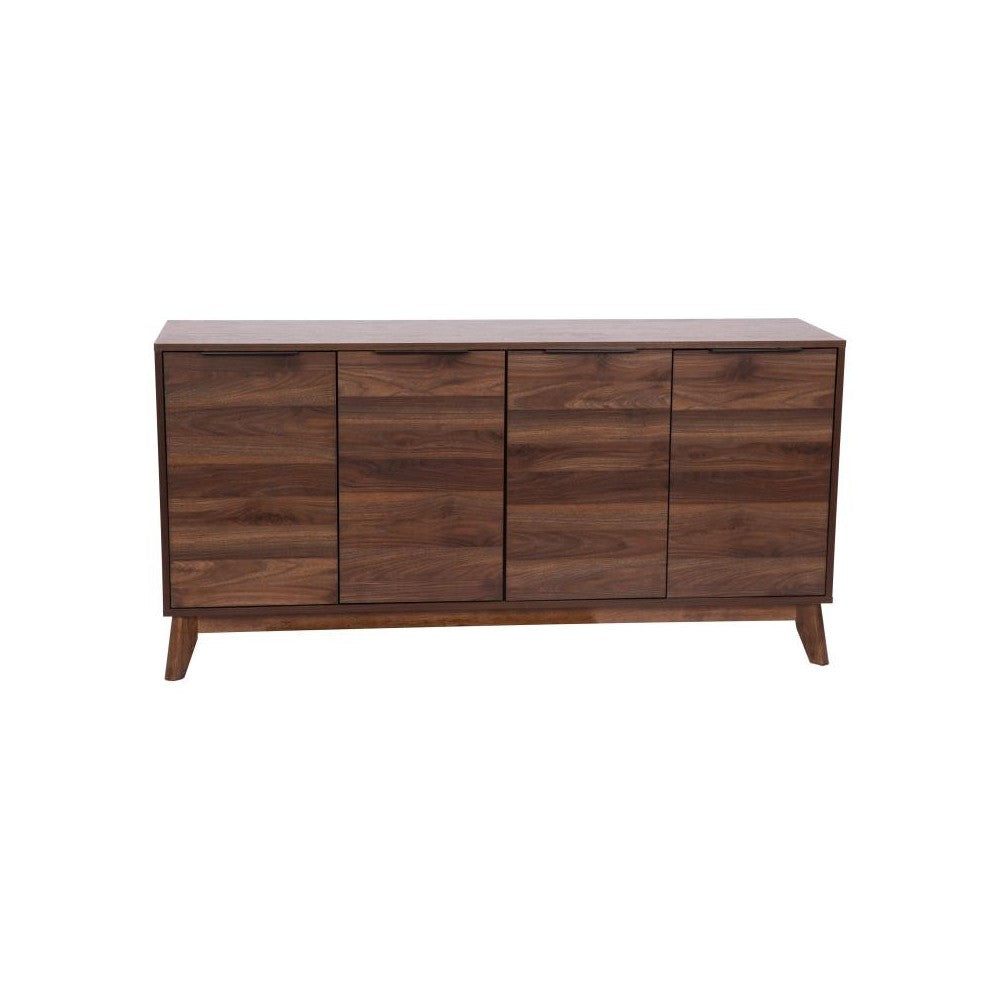 Flash Furniture Hatfield Dark Walnut 4 Door Buffet EM-0372-WAL-GG