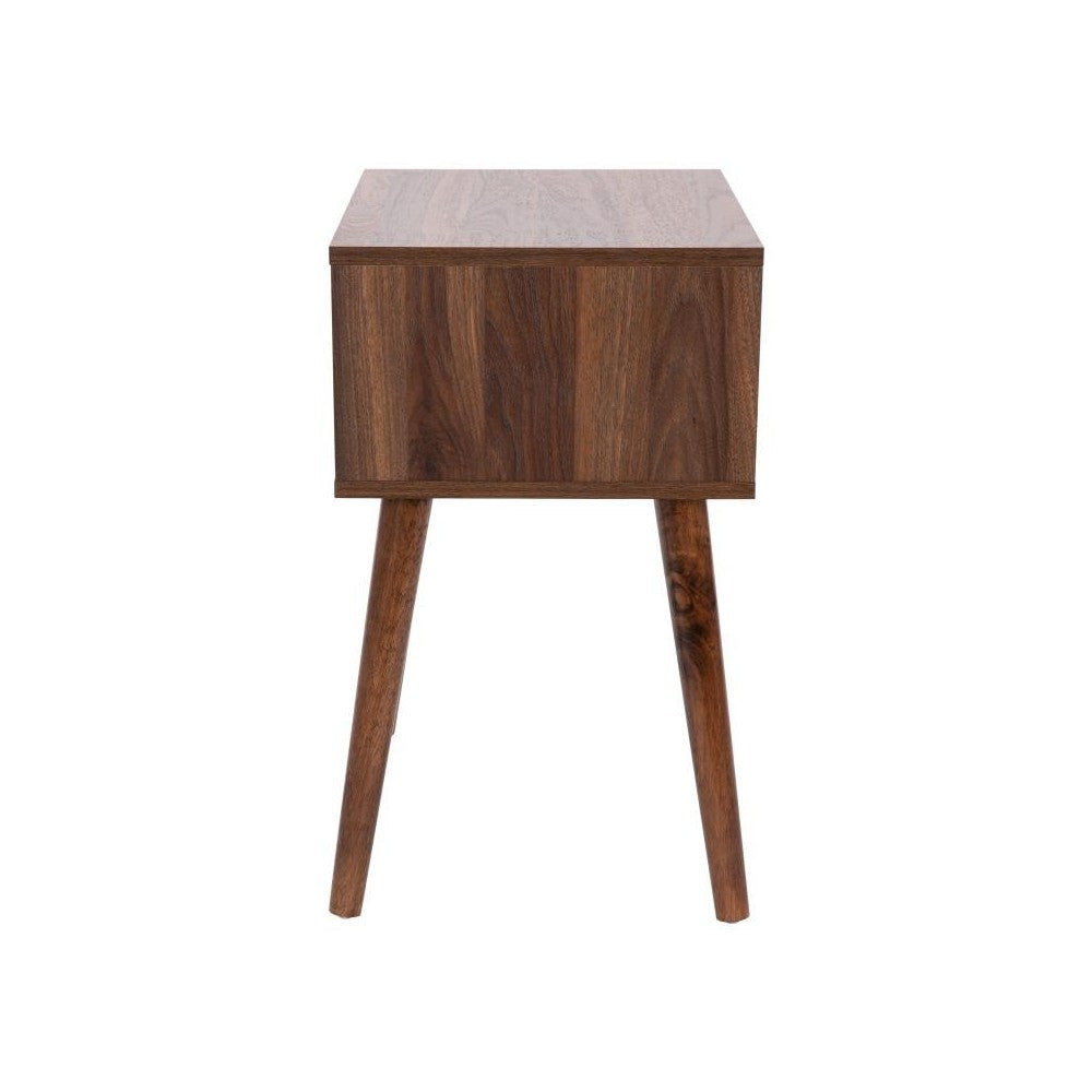 Flash Furniture Hatfield Dark Walnut One Drawer Table EM-0319-WAL-GG