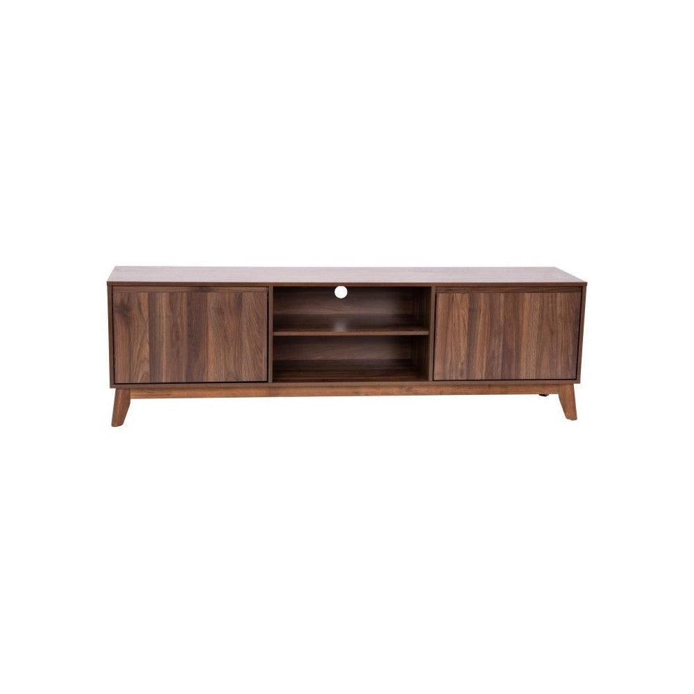 Flash Furniture Hatfield Walnut 70" TV Stand with Shelf EM-TV1801-WAL-GG