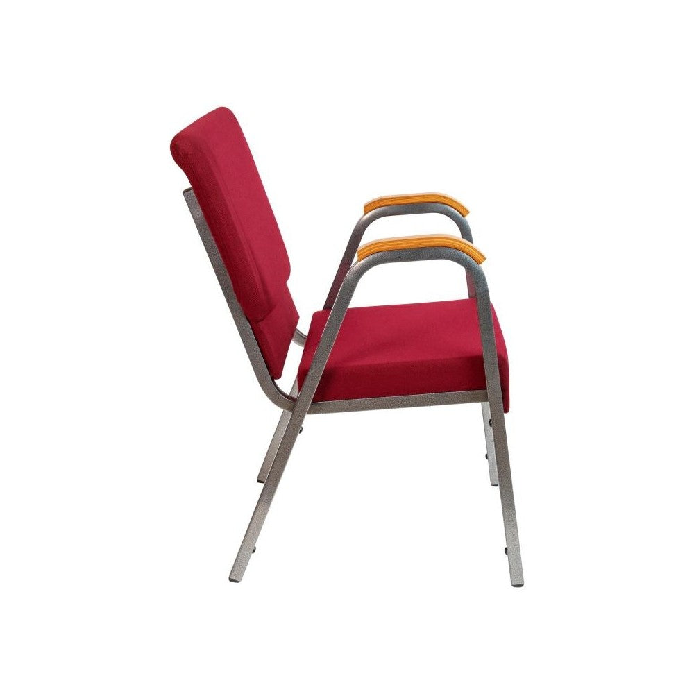 Flash Furniture HERCULES BURG Fabric Church Arm Chair XU-DG-60156-BUR-GG