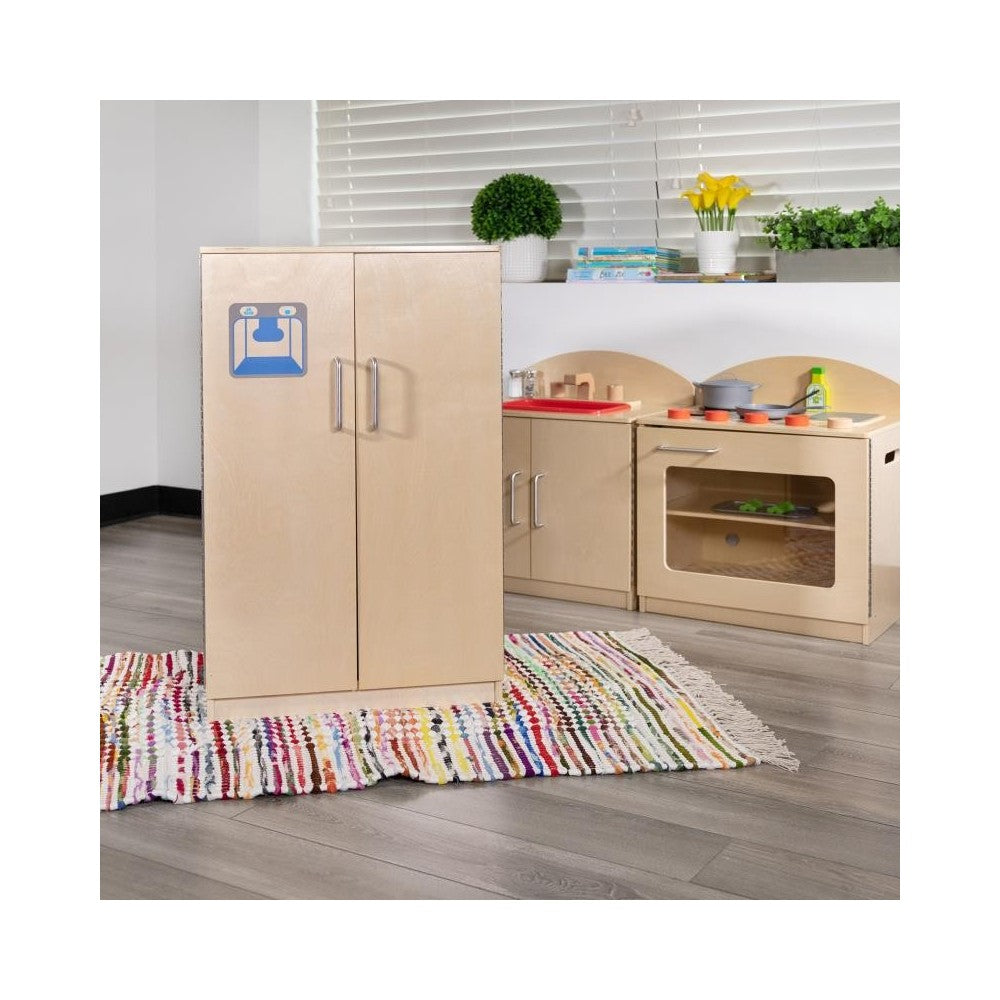 Flash Furniture Hercules Childrens Wooden Refrigerator MK-DP003-GG
