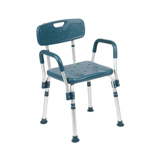 Flash Furniture HERCULES Navy Quick Release Bath Chair DC-HY3523L-NV-GG