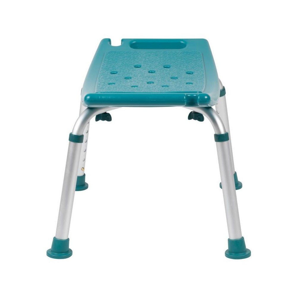 Flash Furniture HERCULES Teal Bath & Shower Chair DC-HY3410L-TL-GG