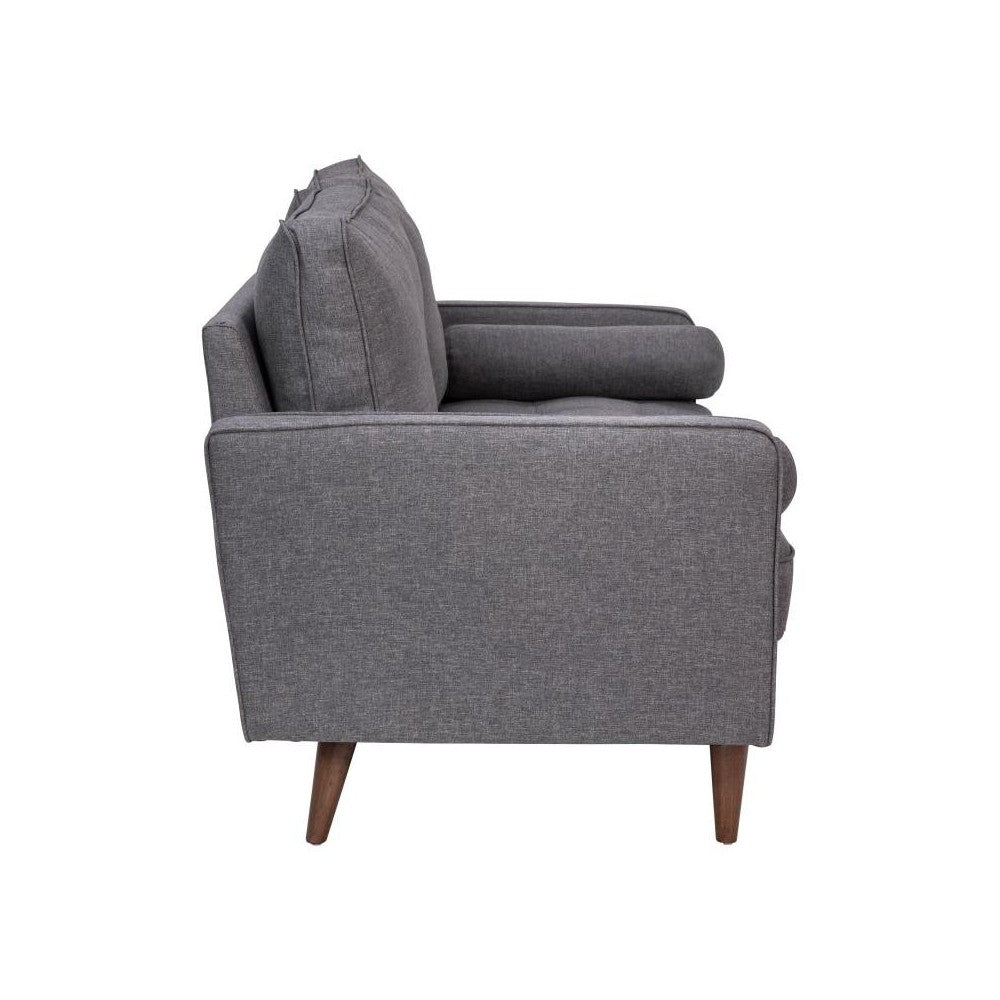 Flash Furniture Hudson Dark Gray Upholstered Loveseat IS-PL100-DKGY-GG