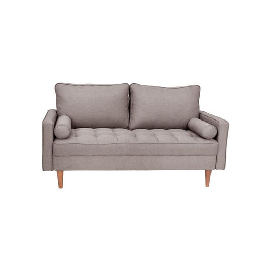 Flash Furniture Hudson SLT Gray Upholstered Loveseat IS-PL100-GY-GG