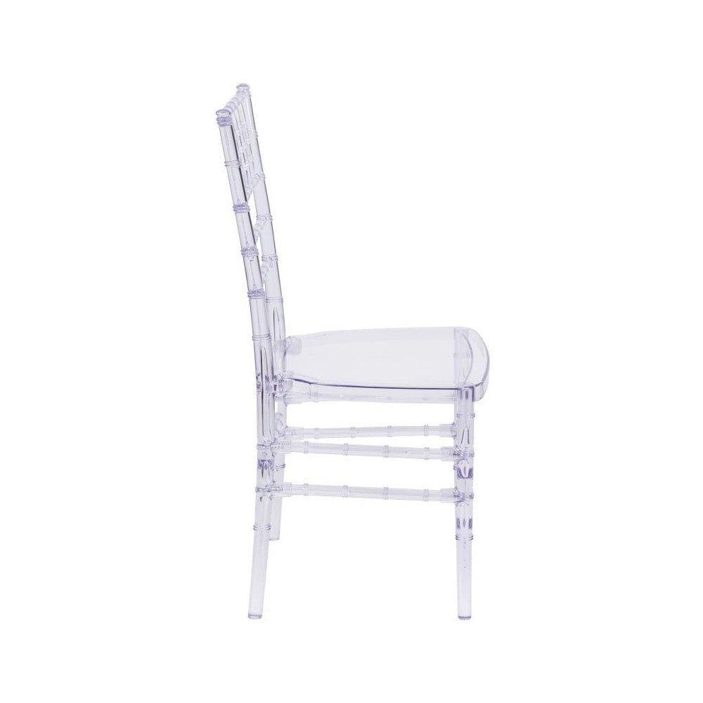 Flash Furniture Ice Blue Chiavari Stack Chair BH-ICE-CRYSTAL-BL-GG