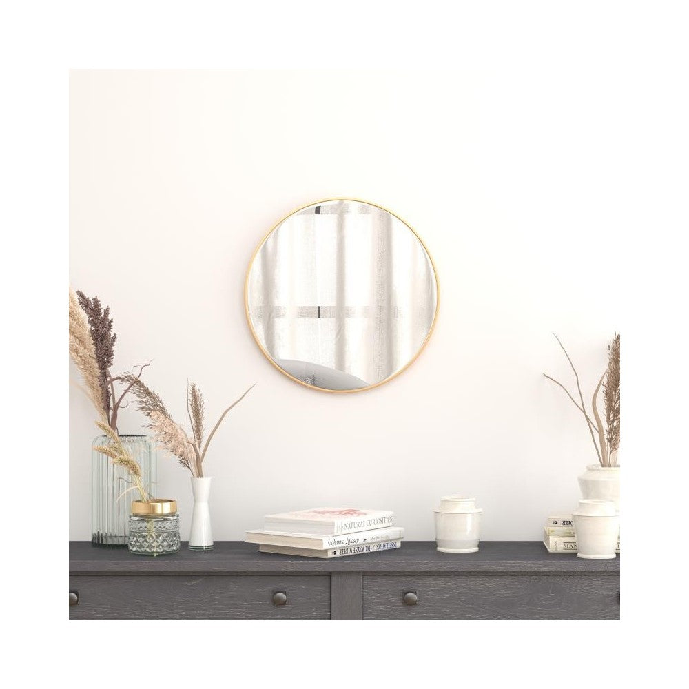 Flash Furniture Julianne Gold 20" Round Wall Mirror RH-M003-RD50BB-GD-GG