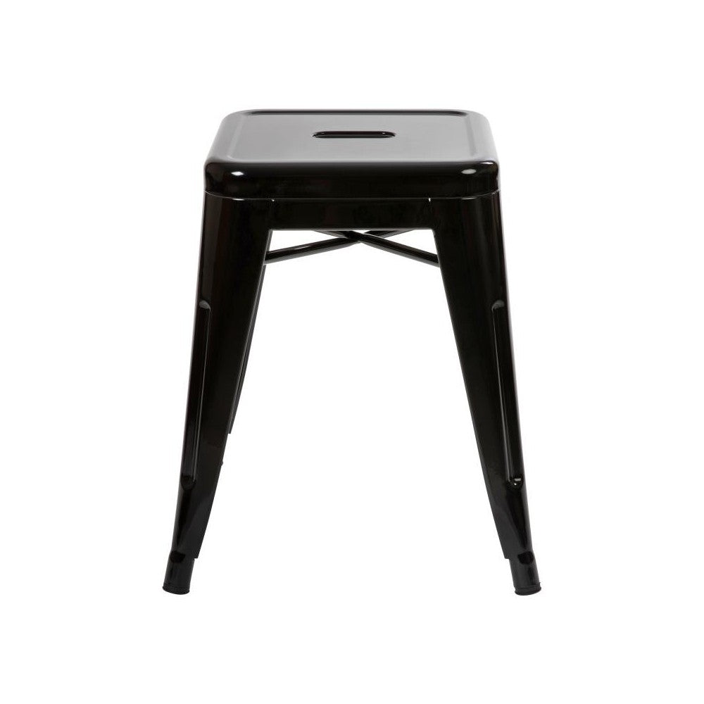 Flash Furniture Kai 4 Pack Black Metal Stool ET-BT3503-18-BLK-GG