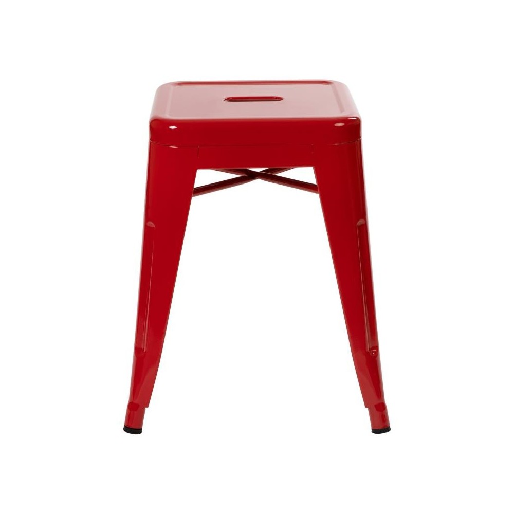 Flash Furniture Kai 4 Pack Red Metal Stool ET-BT3503-18-RED-GG