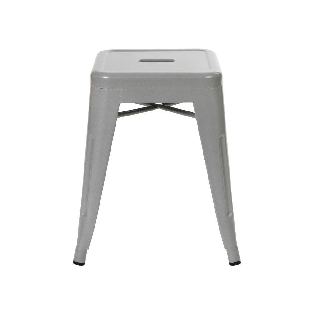 Flash Furniture Kai 4 Pack Silver Metal Stool ET-BT3503-18-SIL-GG