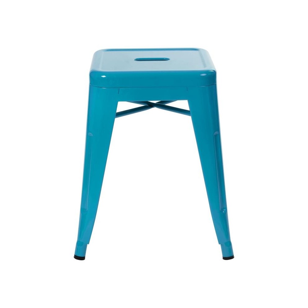 Flash Furniture Kai 4 Pack Teal Metal Stool ET-BT3503-18-TL-GG