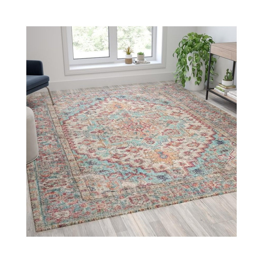 Flash Furniture Katherine 8' x 10' Multicolor Area Rug RC-EG-202101-01-810-BL-GG