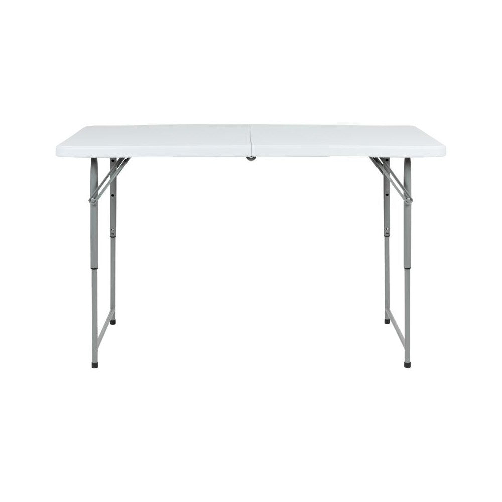 Flash Furniture Kathryn 24x47.5 White Bi-Fold Table RB-2448ADJ-2-GG