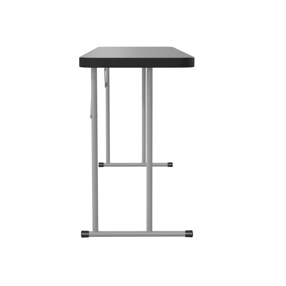 Flash Furniture Kathryn 6-Foot Black Fold Train Table RB-1872-BK-GG