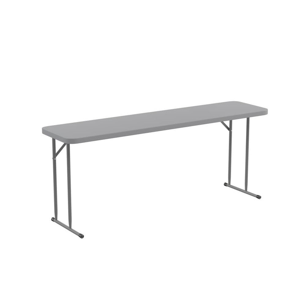 Flash Furniture Kathryn 6-Foot Gray Fold Train Table RB-1872-GY-GG