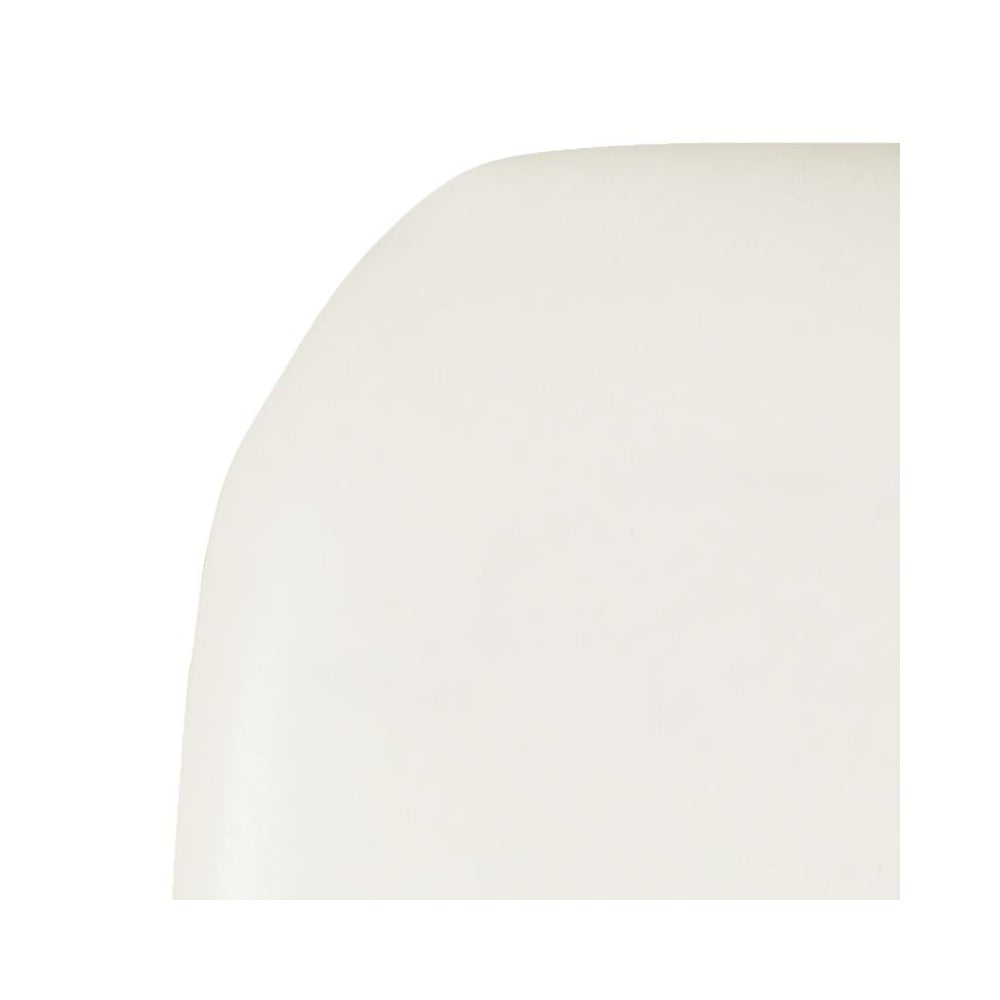 Flash Furniture Louise White Vinyl Cushion BH-WH-HARD-VYL-GG