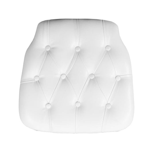 Flash Furniture Louise White Vinyl Cushion SZ-TUFT-WHITE-GG