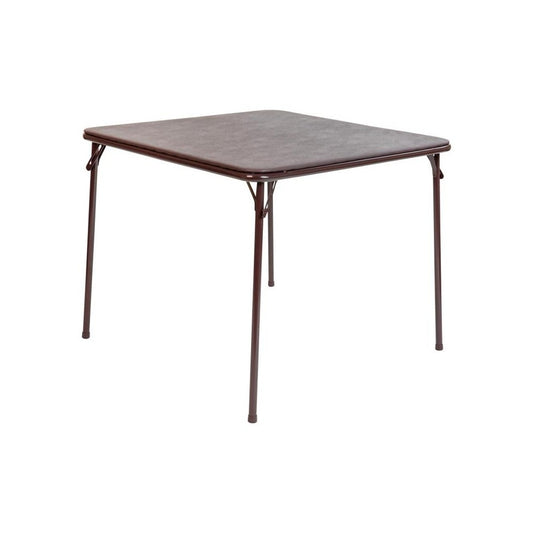 Flash Furniture Madelyn Brown Folding Card Table JB-2-BR-GG