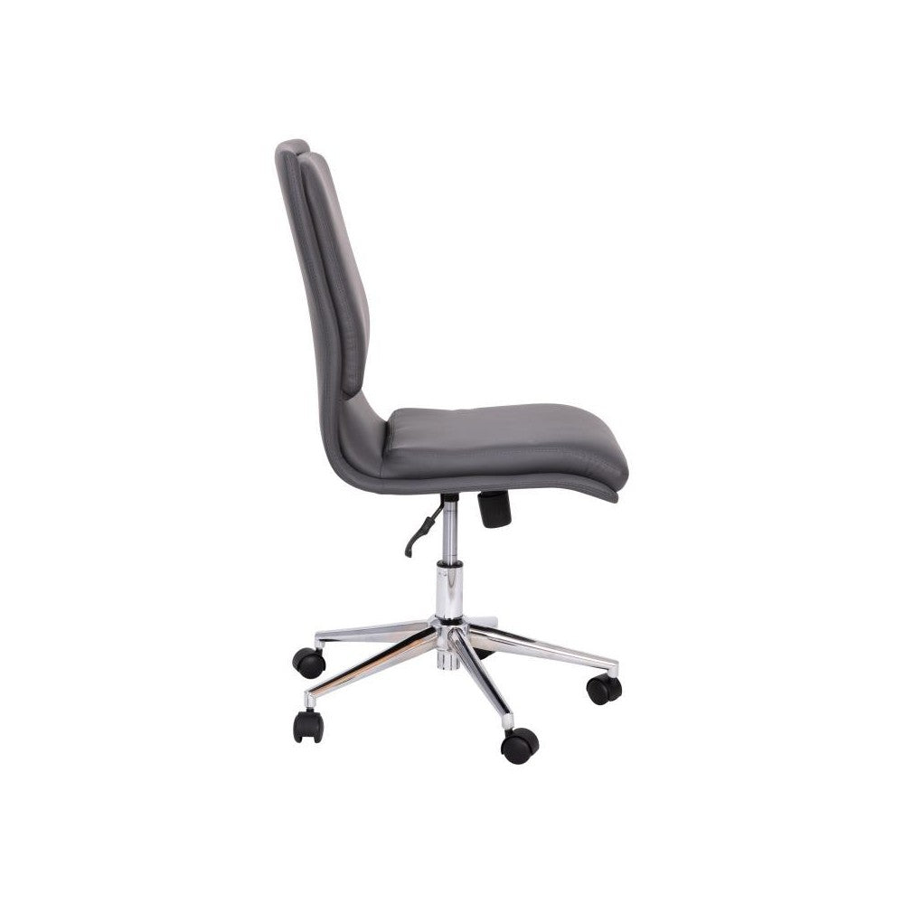 Flash Furniture Madigan Gray LeatherSoft Office Chair GO-21111-GY-GG