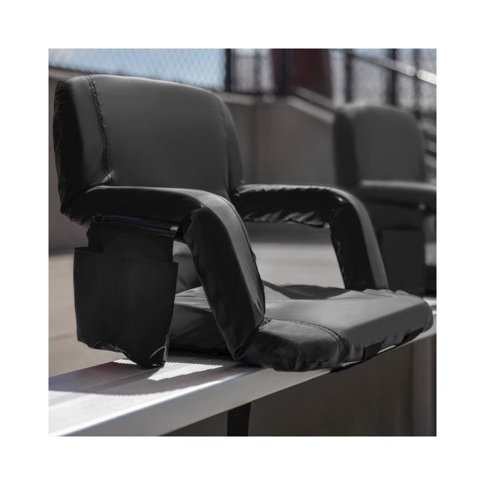 Flash Furniture Malta Black Reclining Stadium Chair FV-FA090-BK-2-GG