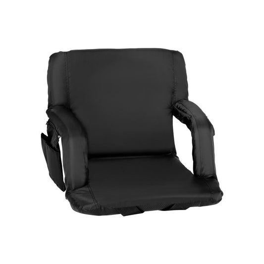 Flash Furniture Malta Black Reclining Stadium Chair FV-FA090-BK-GG
