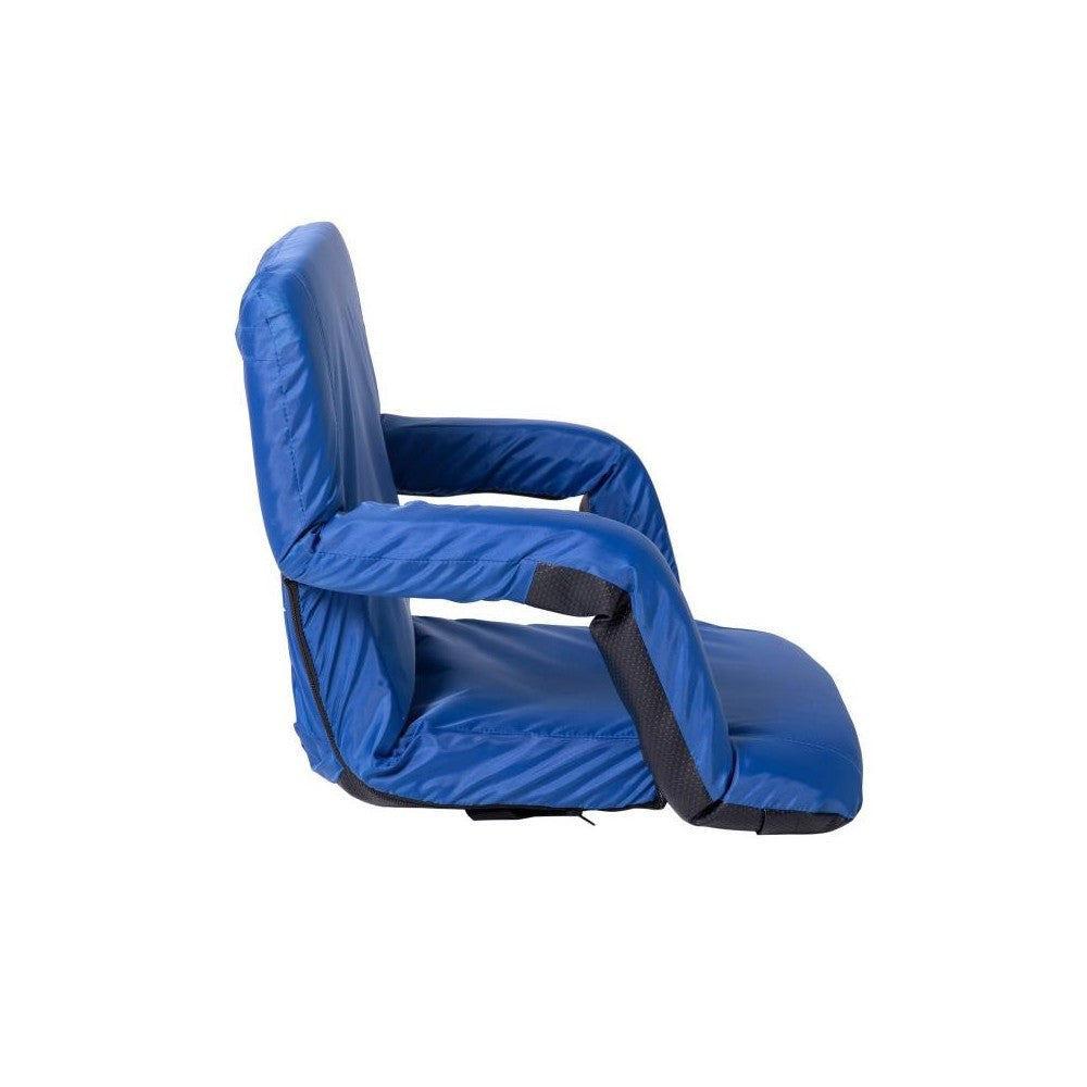 Flash Furniture Malta Blue Reclining Stadium Chair FV-FA090-BL-2-GG