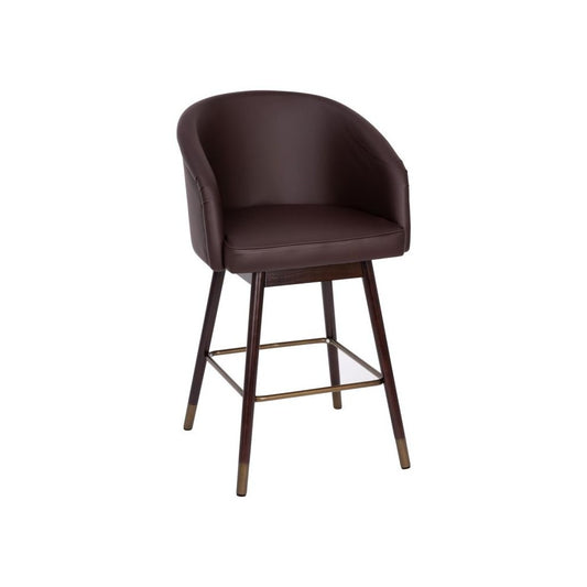 Flash Furniture Margo Brown LeatherSoft 26" Barstool AY-1928-26-BR-GG