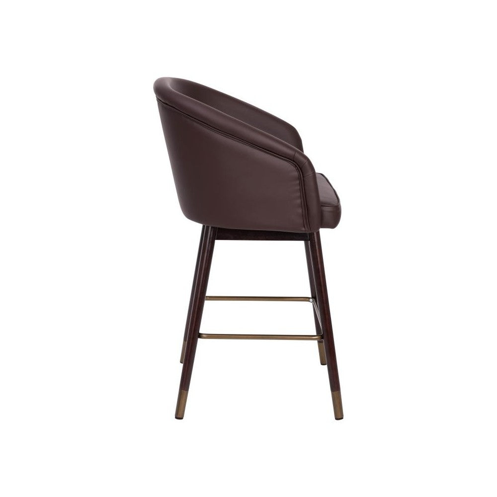 Flash Furniture Margo Brown LeatherSoft 26" Barstool AY-1928-26-BR-GG