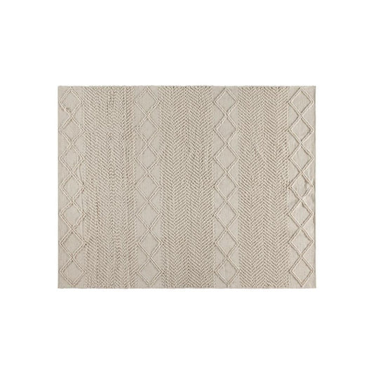 Flash Furniture Melissa 8'x10' White & Ivory Area Rug CI-20-9450A-810-CR-GG