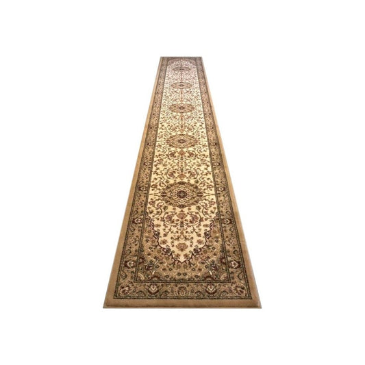 Flash Furniture Mersin Collection Ivory 3x15 Persian Area Rug NR-RG29-315-IV-GG