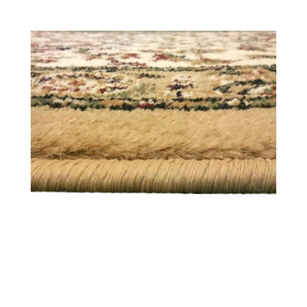 Flash Furniture Mersin Collection Ivory 3x15 Persian Area Rug NR-RG29-315-IV-GG
