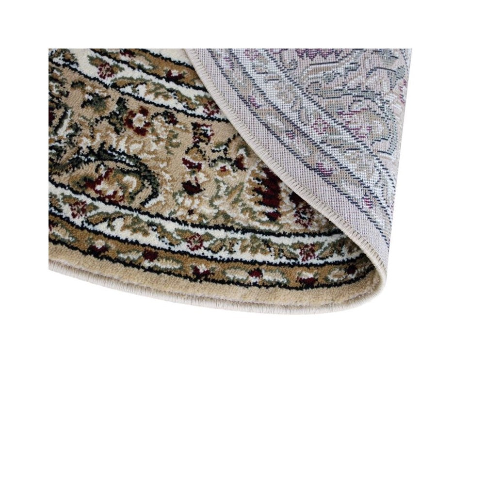 Flash Furniture Mersin Collection Ivory 7x7 Persian Area Rug NR-RG85-77-IV-GG