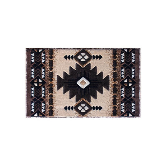 Flash Furniture Mohave Collection 2x3 Rustic Brown Area Rug ACD-RG611-23-BN-GG
