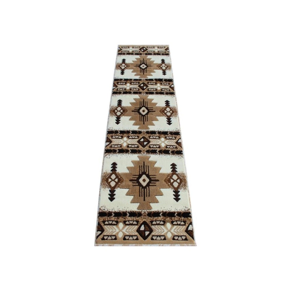 Flash Furniture Mohave Collection 2x7 Rustic Ivory Area Rug ACD-RGXR1M-27-IV-GG