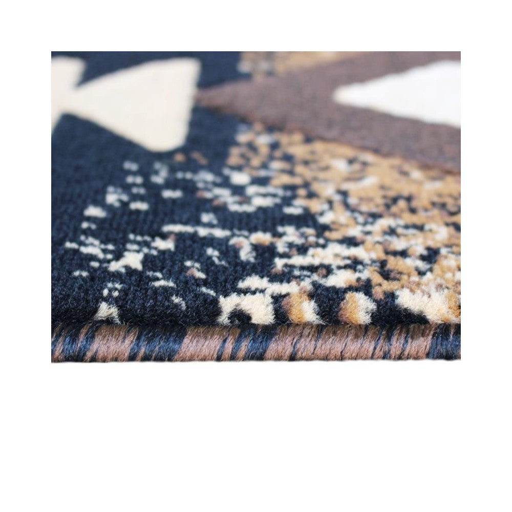 Flash Furniture Mohave Collection 5x7 Rustic Black Area Rug ACD-RGEMQ9-57-BK-GG