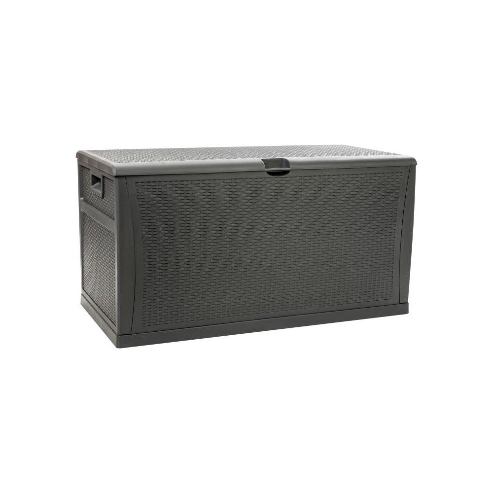 Flash Furniture Nobu Gray 120 Gal Plastic Deck Box QT-KTL-4023GY-GG