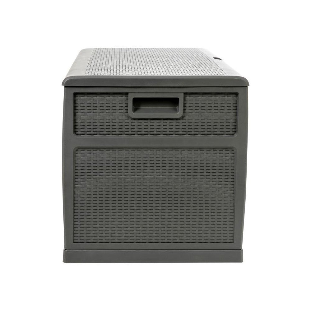 Flash Furniture Nobu Gray 120 Gal Plastic Deck Box QT-KTL-4023GY-GG