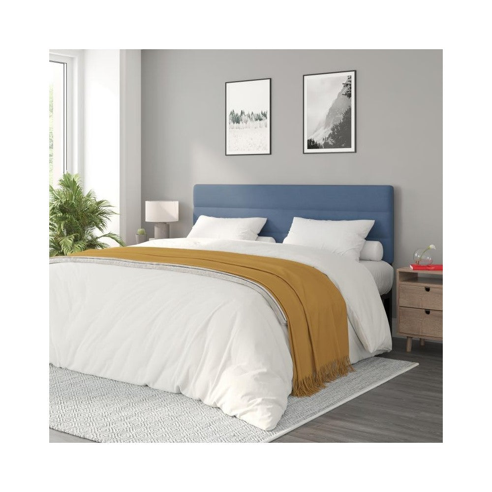 Flash Furniture Paxton Blue Tufted King Headboard TW-3WLHB21-BL-K-GG