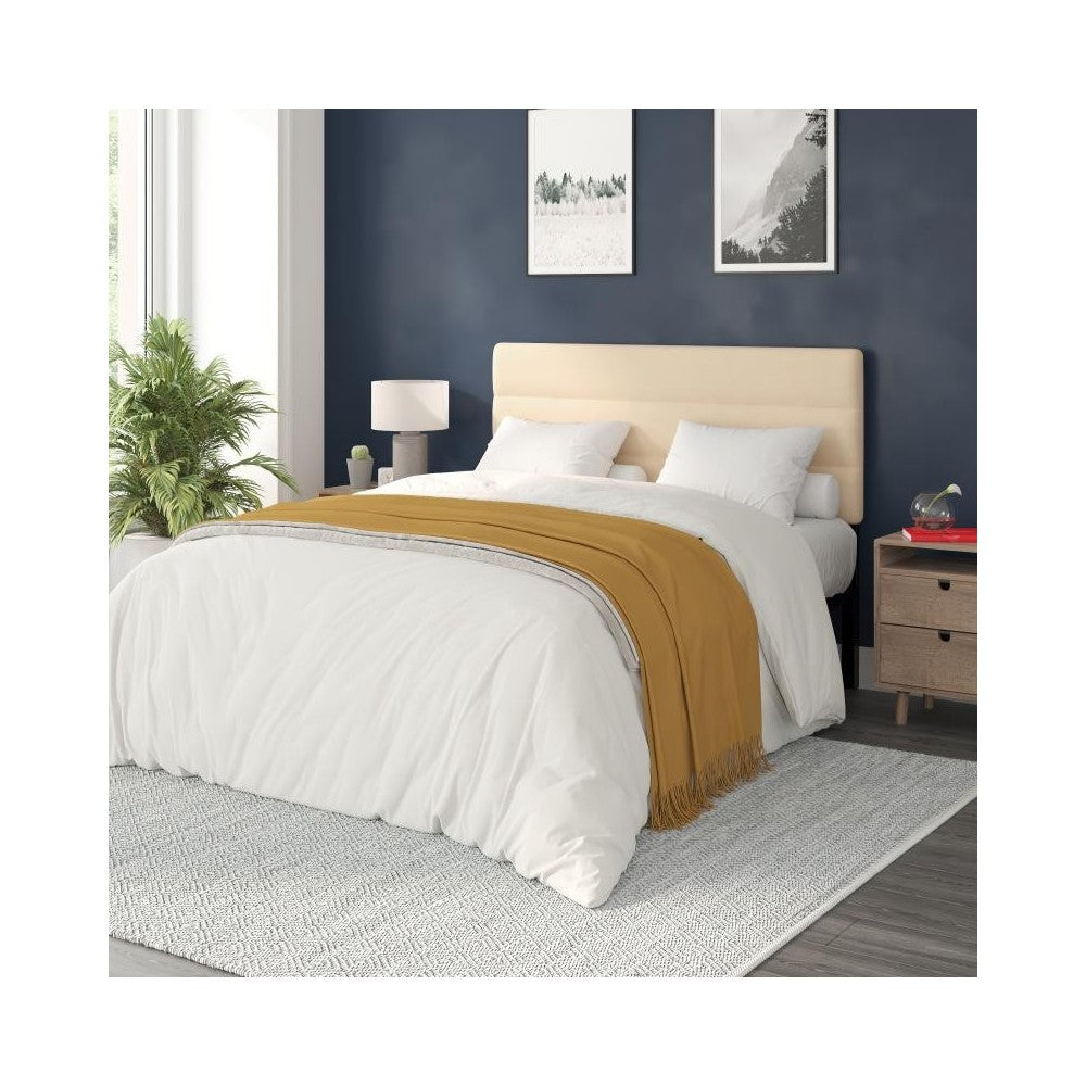 Flash Furniture Paxton Cream Tufted Queen Headboard TW-3WLHB21-W-Q-GG